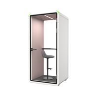 Hecor Cabine de travail extérieure préfabriquée, maison modulaire personnalisée, bureau insonorisé, cabine téléphonique préfabriquée