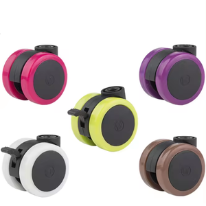 2-Zoll-Stumm schaltung Sicherheits massage Möbel Stuhl Lenk rollen 50mm Bürostuhl Rollen - Product Image 4