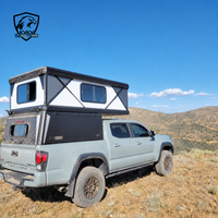 Huntoo Pickup Camping Premium Aluminum Pop up Truck Topper Camper pour Overland Tacoma