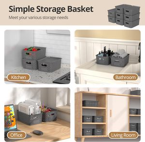 Eco-Friendly Custom Logo PP <b>Plastic</b> Storage <b>Baskets</b> Factory Wholesale for Household Use Sample Available - Product Image 3