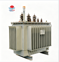Transformateur à alliage amorphe SH15 triphasé 10 kV 315 kVA, résistant aux intempéries, à deux enroulements, ONAN, entièrement étanche pour lignes de production