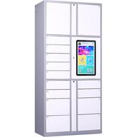 Terminal de livraison de colis en libre-service sécurisé avec retrait par code QR à écran tactile pour les appartements
