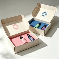 Boîte d'expédition en carton ondulé pour produits cosmétiques en gros avec insert, pour bouteilles d'huiles essentielles