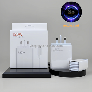 Caricabatterie USB Super Veloce Mi Turbo Charge 120W di Alta Qualità per <span class=keywords><strong>Xiaomi</strong></span>, Adattatore da Viaggio con Spina US EU UK per Redmi - Product Image 1