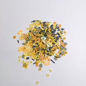 500g de Rebanadas Mixtas de Miel de Abeja y Oso, Chispas de Arcilla Polimérica para Manualidades, Accesorios para Rellenar Slime, Decoración de Uñas - Product Image 1