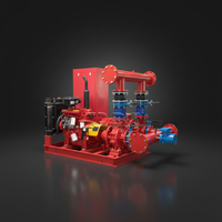Ensemble de pompes à incendie EDJ avec pompe de secours diesel XBC, système de lutte contre l'incendie centrifuge à double alimentation