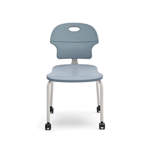 Silla Auxiliar de Metal Resistente y Duradera con Ruedas para Mover Sillas Médicas de Hospital, Silla de Dentista, Taburete con Respaldo - Product Image 3