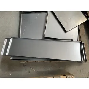Proses cetak aluminium cnc bagian lentur logam lembar kustom fabrikasi produk logam DENGAN laser