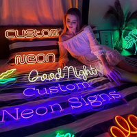 Livraison rapide sans quantité minimale de commande acrylique enseigne au néon Design Logo personnalisé lumière LED enseigne au néon pour chambre anniversaire fête de mariage décoration