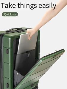 Nuova fabbrica di moda OEM ODM Design 20 pollici bagaglio anteriore tasca aperta per i giovani - Product Image 4