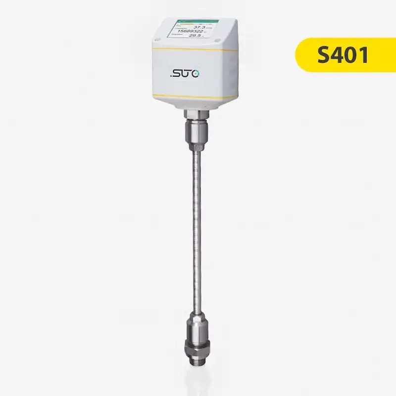 Termal kütle akış hızı Plug-in hava akış ölçer SUTO S401 sıkıştırılmış hava ölçmek için kullanılan orijinal çin fiyatları
