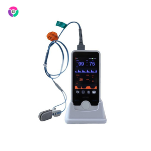 Draagbare veterinaire vitale functies monitor, pulsoximeter, SPO2 saturatie, NIBP, TEMP, handheld dierenartsmonitor voor katten, honden, paarden en andere huisdieren - Product Image 1