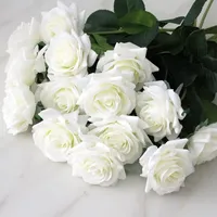 Real Touch Rose Kunstbloemen Bruiloft Decor Latex Rose Bruidsboeket Feesttafel Bloemstuk Thuis Kamer Decoratie