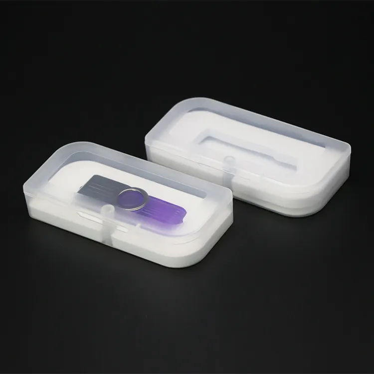 PP البلاستيك USB الزفاف حالة هدايا مخصص ذاكرة يو إس بي بندريف علبة التعبئة والتغليف ل سانديسك كينغستون سوني لينوفو محرك أقراص USB