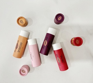 Plastic Free <b>Lip</b> <b>Balm</b> Paper Tube Push Up <b>Container</b> Biodegradable Kraft Cardboard Eco Friendly Box - Product Image 2