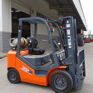 Çin Heli küçük kapasiteli lpg Forklift 3m 4m 5m kaldırma yüksekliği 2 2.5 3 Ton benzinli LPG Forklift ile yan vites opsiyonel - Product Image 1