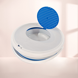 Seau de <span class=keywords><strong>camping</strong></span> pour le tourisme en plein air, seau de lavage de voiture, bassin rond en silicone pliable, seau portable pliable de 10 L - Product Image 5