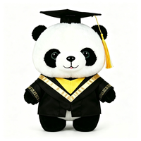 Peluche Panda Personnalisée pour la Remise des Diplômes, Jouet en Peluche Animal Panda Pas Cher, Vente en Gros de Peluches Panda pour la Remise des Diplômes