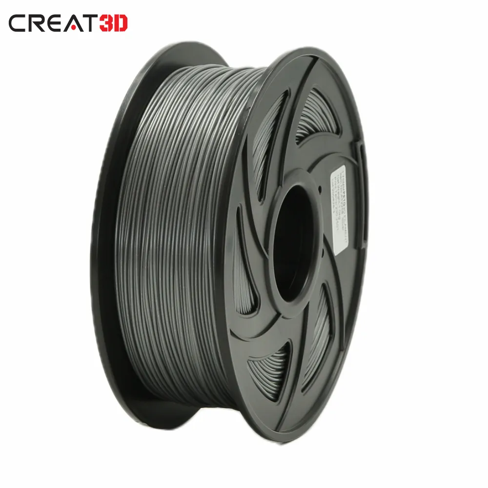 Creat3d filamento para impressora 3d, filamento de impressora 3d petg 1.75mm/3mm/2.85mm, opcional cores