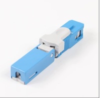 Connecteur rapide SC/APC à fibre optique vert simple pour câble de branchement FTTH intérieur ZS-N712