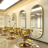 Miroirs Muraux LED Décoratifs Modernes pour Salons de Coiffure et Barbiers