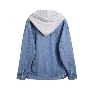 Factory Direct Selling <strong>Womens</strong> Denim <strong>Jacket</strong> With Removeable Hood for <strong>Spring</strong> - Product Image 2