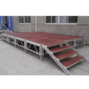Buổi hòa nhạc đỏ thiết kế sân khấu buổi hòa nhạc nhôm âm nhạc bên sân khấu nền tảng bán cho các sự kiện ngoài trời tổ chức sự kiện sân khấu nền tảng - Product Image 1