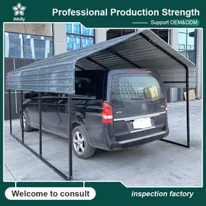 Auvent de Chine 10x15 FT auvent abri de garage préfabriqué bon marché portable cadre en métal abri de voiture tente pour parking