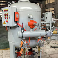 Machine de sablage portable certifiée CE Jichuan, garantie 1 an, marque réputée, PLC pour l'élimination de la rouille des structures en acier