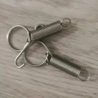 Nouvelle Serrure à ressort spirale de 7 cm en acier galvanisé argenté pour cages à lapins de marque CD, pour cages en fil métallique