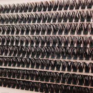Faux cils DIY semi-artisanaux transfrontaliers, cils en grappe individuels 60D100D120D150D, pack mixte, livre <span class=keywords><strong>de</strong></span> cils grand volume pour - Product Image 4