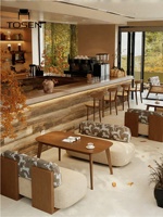 Nouvelles tables et chaises de style chinois pour salons de thé, cafés, pâtisseries, restaurants, et combinaisons de canapés et tables pour salons.
