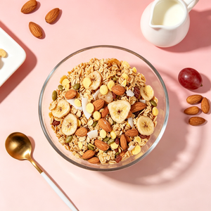 Granola di <span class=keywords><strong>Cereali</strong></span> con Frutta Secca, Mandorle, Uvetta, Arachidi, Avena Integrale e Frutta Disidratata - Snack Salutare all'Ingrosso - Product Image 2