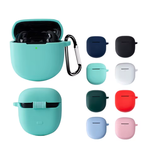 Nouvel arrivage pour <span class=keywords><strong>Bose</strong></span> Quiet Comfort Ultra Case Housse de protection anti-poussière en silicone pour écouteurs avec porte-clés - Product Image 5