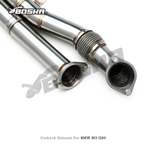 Tubo de Escape Boska Valvetronic con Tubo en Z para BMW M3/M4 G80/G82 M2 G87 S58 3.0T 2021-2024, Tubo Intermedio de Titanio de Igual Longitud - Product Image 6