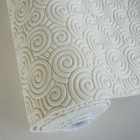 Protecteur de Table en PVC en relief octogonal blanc, épaisseur de la route 2.2mm