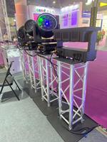 Sistema de Soporte Portátil de Aluminio F34 Totem Truss para Luces Móviles de DJ, Pre-ensamblado con Conector de 290mm para Conciertos, Bodas y Espectáculos en Clubes