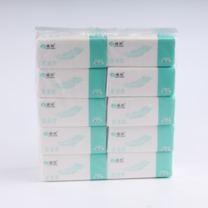 Vente en gros de mouchoirs faciaux doux 3 plis 100% pâte de bois vierge écologiques avec motif floral en relief, boîte de mouchoirs personnalisée avec logo pour un usage domestique - Product Image 1