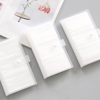 3-Zoll-transparente Anwesenheit regeln Punkte Karten buch Study Store Karten buch Business Small Card Book