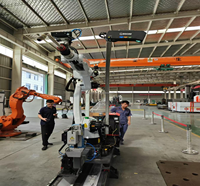 Robot de soudage sur rail au sol à 6 axes avec vision laser intelligente et système Siemens