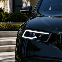 Ensemble de phares LED BK pour Audi A6 2005-2011, style Rolls, projecteur DRL, clignotant séquentiel, plug and play