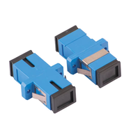 Adaptateur de fibre optique monomode simple SC/APC, coupleur en plastique vert et métal SM/MM pour FTTH FTTB FTTX