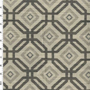 Fabrieksvoorraad Mooie Crème Beige Zwart Geo Design 50S Katoen 200*90 Jacquard 235Cm Voorraad Stof Voor Thuis Textiel - Product Image 1
