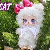 Vente en gros original en stock boîte aveugle en peluche lila de troisième génération poupée jouet de mode grande boîte aveugle ornement cadeau