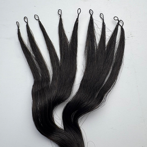 Vendita all'ingrosso di <span class=keywords><strong>capelli</strong></span> <span class=keywords><strong>veri</strong></span> vergini umani piccoli a cerchio singolo piuma invisibile piccola ciocca di <span class=keywords><strong>capelli</strong></span> naturali - Product Image 2