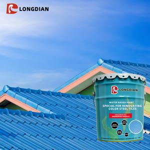 Sơn phủ acrylic epoxy hai thành phần thân thiện với môi trường cho mái ngói thép màu, sơn nội thất kim loại, tranh vẽ - Product Image 2
