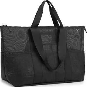 Sac de courses en filet de nylon réutilisable pour fruits et légumes, personnalisable, vente en gros, sac promotionnel pour la plage et le supermarché - Product Image 1