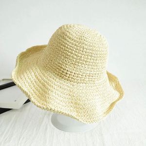 Outdoor Women's Summer Handmade Foldable <b>Straw</b> Sun <b>Hat</b> Versatile Beach <b>Hats</b> for Women - Product Image 4