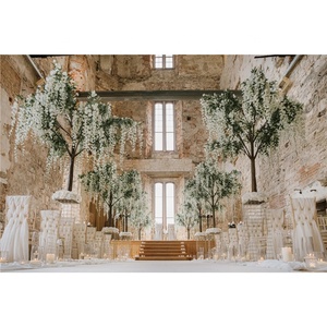 GSCT002 Albero Decorativo Artificiale in Vendita, Centrotavola con Fiori di Glicine Pendenti - Product Image 2