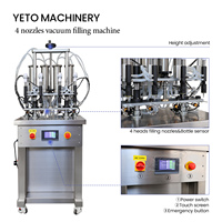 Machine de remplissage électrique 4 têtes pour liquides, huiles et parfums, 100, 250, 300, 500 ml - Prix